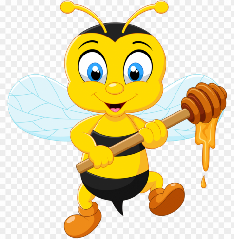 honey drawing emoji tattoo - honey bee cartoo PNG images with no background essential