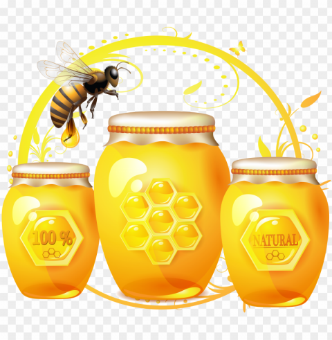 honey food file PNG Isolated Design Element with Clarity