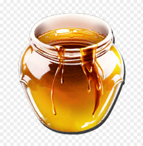 honey food transparent images PNG Isolated Illustration with Clear Background