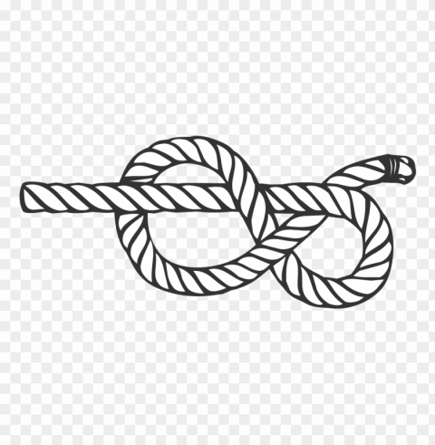 horizontal figure 8 knot Isolated PNG Item in HighResolution