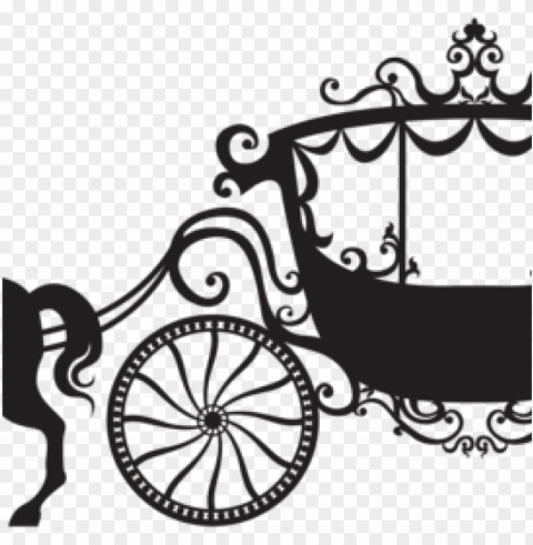horse and carriage clipart 28 collection of cinderella - carriage silhouette PNG for social media