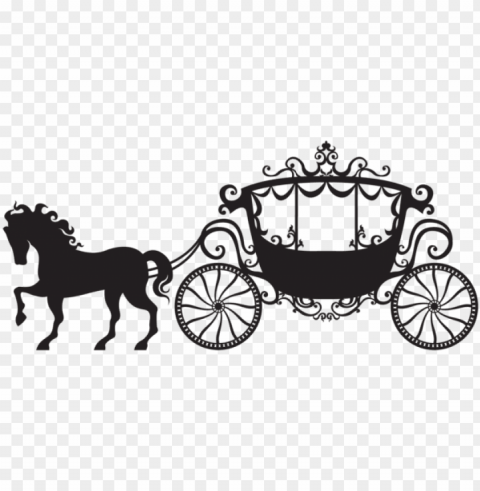 horse and carriage clipart carriage silhouette - horse and carriage silhouette PNG transparent design diverse assortment