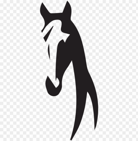 horse logo - horse Isolated Element on HighQuality PNG
