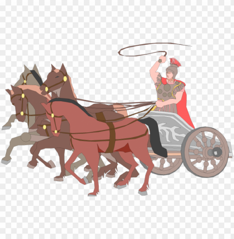 horses with man and chariot image from www - roman chariot PNG images with transparent canvas variety