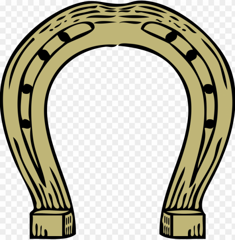 horseshoe Isolated Character with Clear Background PNG