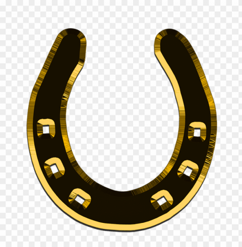 horseshoe Isolated Design in Transparent Background PNG