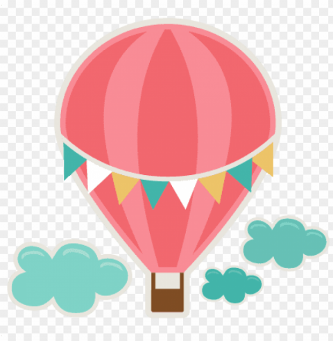 hot air balloon svg cutting file for scrapbooks svg - hot air balloons printables PNG images for graphic design