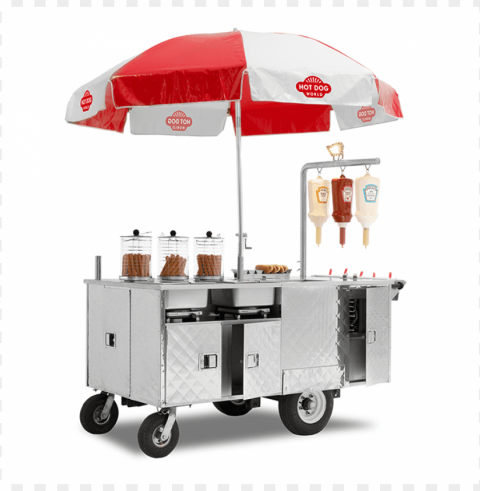 hot dog cart PNG Image with Isolated Transparency