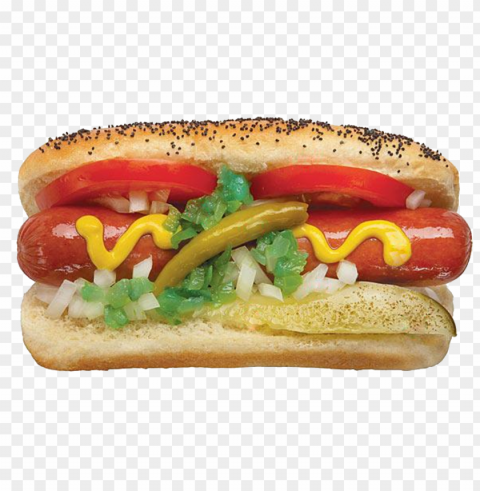 hot dog food clear Transparent Background Isolation of PNG