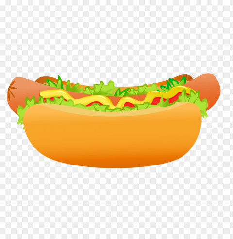 hot dog food Transparent design PNG