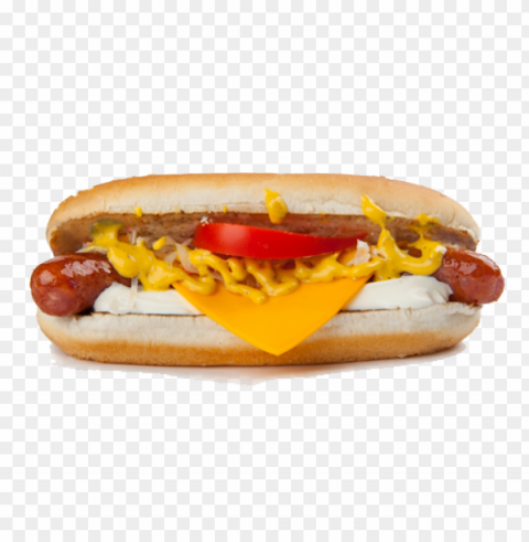 hot dog food file Transparent Background PNG Isolated Character