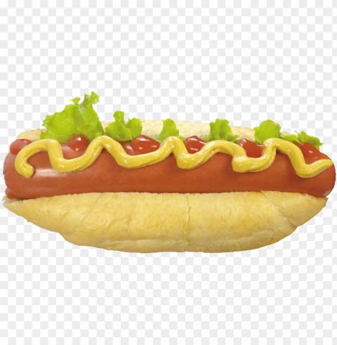 hot dog food hd Transparent Background Isolated PNG Design Element
