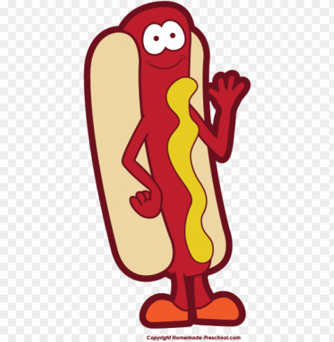 hot dog clipart - hot dog face PNG Isolated Object on Clear Background