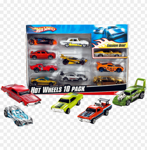 hot wheels 10 car giftpack large - hot wheels 10 car gift pack assorted Free PNG images with alpha channel