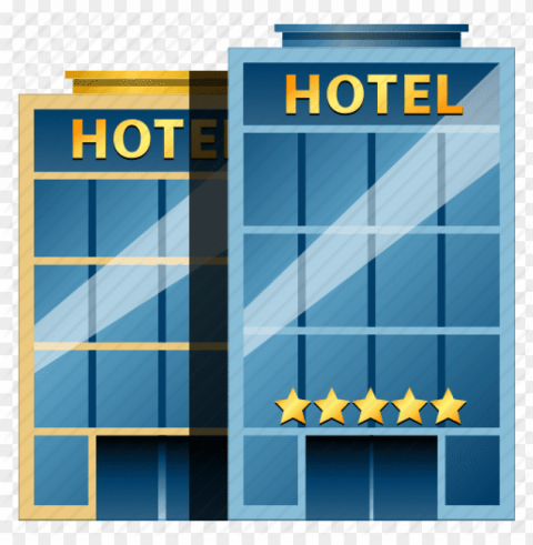 hotel Isolated Graphic in Transparent PNG Format