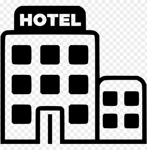 hotel Isolated Graphic on Clear PNG