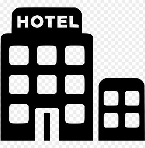 hotel Isolated Graphic on Clear Transparent PNG