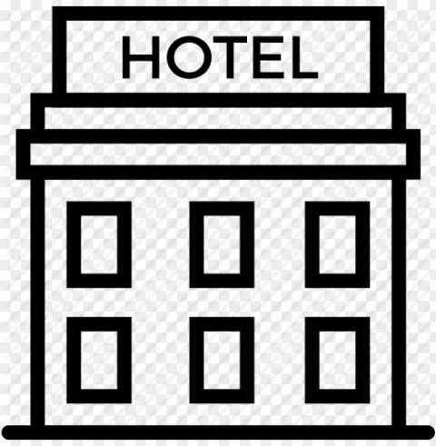 hotel Isolated Item on Transparent PNG Format