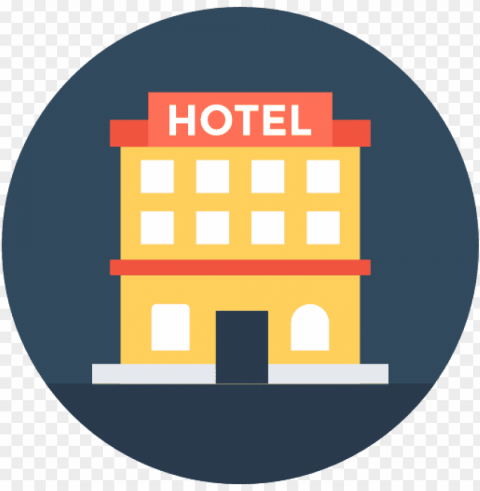 hotel Isolated Subject on Clear Background PNG