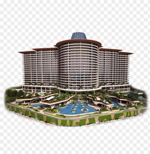 Hotel Isolated Subject With Clear PNG Background