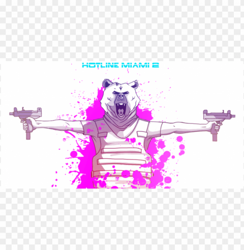 hotline miami 2 PNG Graphic with Clear Background Isolation