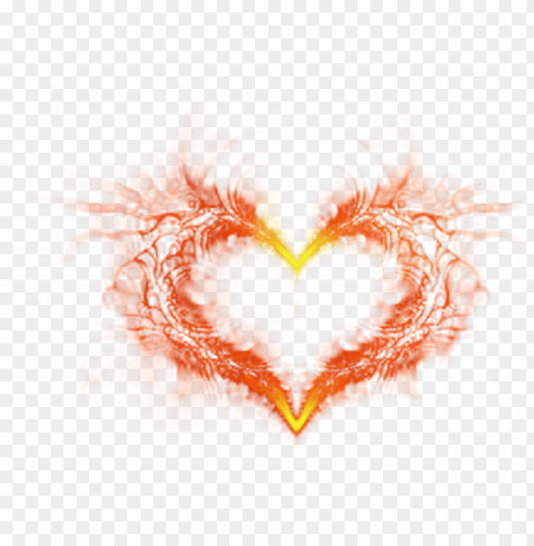 hoto fireheart - logo fire heart Transparent Background Isolated PNG Art