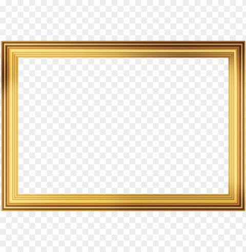hoto frame transparent image - goldener rahmen PNG clear background