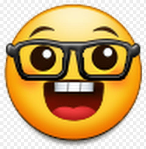 hoto - nerd face emoji samsu Transparent PNG images bulk package