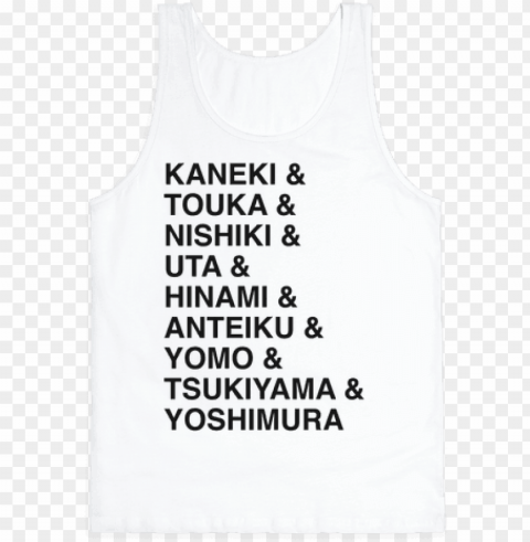 houls of tokyo tank top - t-shirt Transparent design PNG