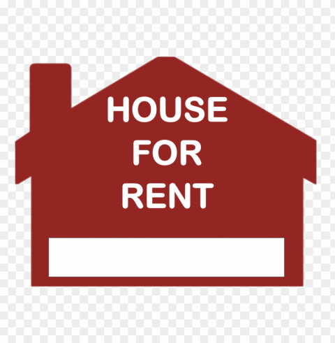 house for rent sign Transparent image