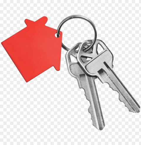 house keys clip free download - red house key Isolated Object on Transparent Background in PNG