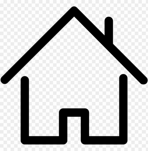 house outline svg icon free download - house outline Isolated PNG Image with Transparent Background