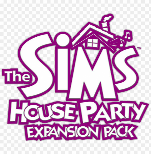 House Party Logo HighQuality PNG With Transparent Isolation