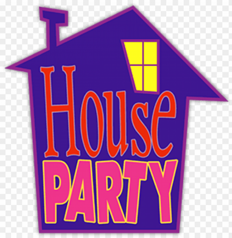 house party logo - house party movie clipart PNG with transparent background free