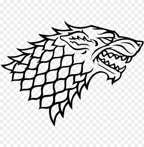 house stark sigil by dutchlion game of thrones sigils - game of thrones stark logo Isolated Design Element in Clear Transparent PNG