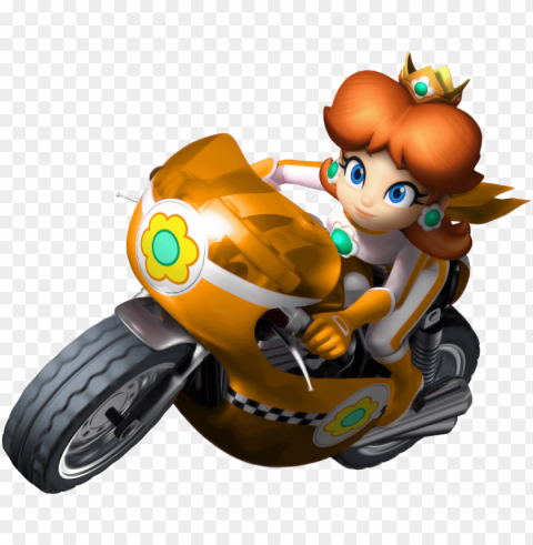 how to draw baby princess peach driving her car from - mario kart 8 deluxe daisy ClearCut PNG Isolated Graphic