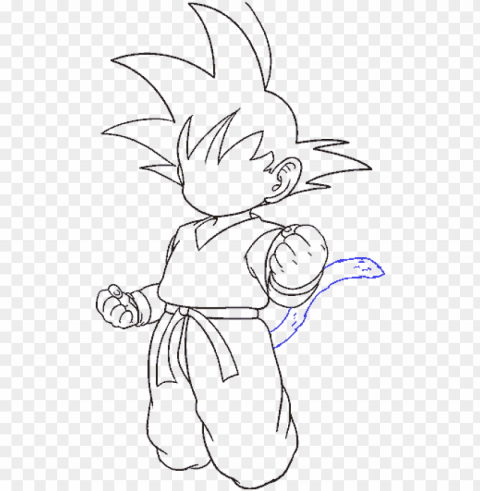 how to draw goku - goku PNG Graphic with Isolated Transparency