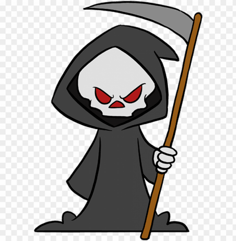 how to draw grim reaper - easy grim reaper drawi Free PNG images with alpha transparency comprehensive compilation