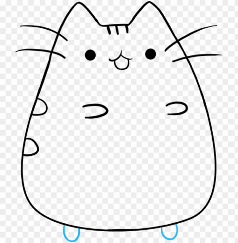 how to draw pusheen the cat - pusheen the cat drawings Clear PNG file
