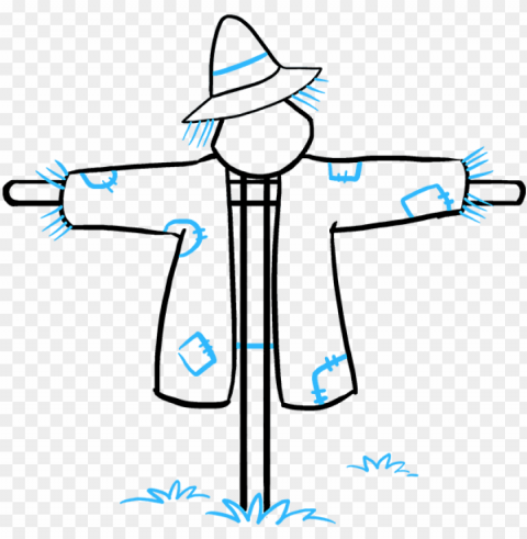 how to draw scarecrow - scarecrow to field how to draw Transparent PNG graphics assortment