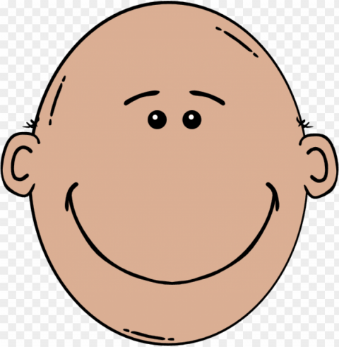 How To Set Use Bald Happy Man Clipart Isolated Character In Clear Background PNG