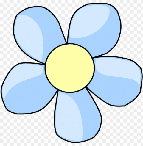how to set use clear-blue flower svg vector - flower black and white PNG clip art transparent background