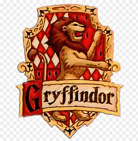 howgarts gryffindor harrypotter tumblr - griffindor harry potter logo Isolated Subject with Clear PNG Background