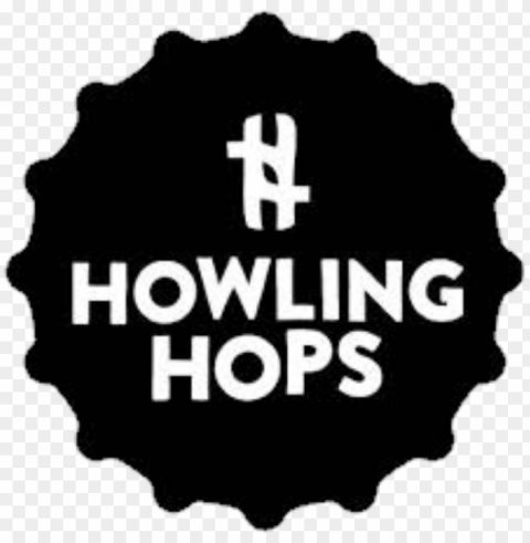 howling hops brewery logo PNG transparent pictures for projects