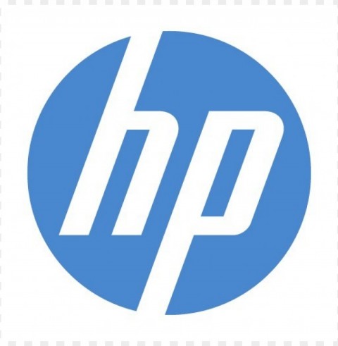 hp inc logo vector Isolated Graphic on Clear Background PNG