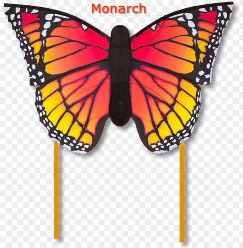 hq butterfly single line kite - monarch - l PNG images with high-quality resolution