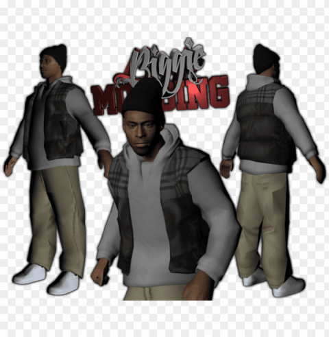 GTA San Andreas HD Skins Isolated Element in HighResolution Transparent PNG