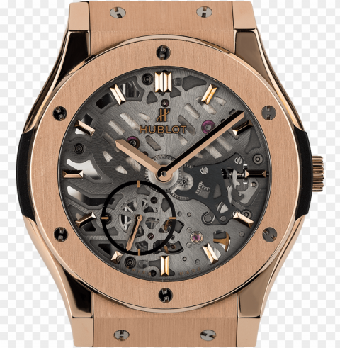 hublot classic fusion rose gold 42mm 545ox0180lr Isolated Element with Clear Background PNG PNG transparent with Clear Background ID f922d8be