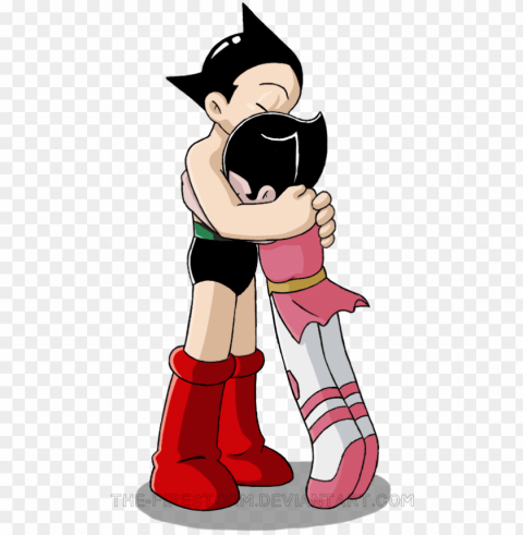  hug - astro boy and zora PNG images with transparent canvas