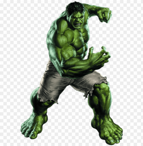 Hulk Isolated Artwork In Transparent PNG